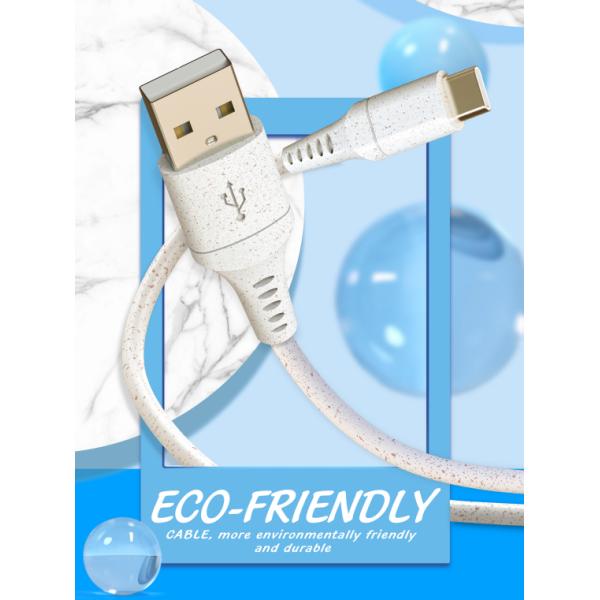 Eco-friendly Biodegradable USB Type C Charging Data Cables