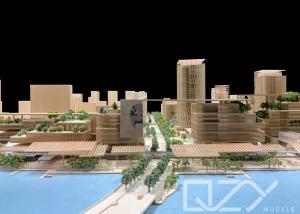 Quality Acrylic Urban 3D Architectural Model Maker Chengdu 5G Smart City 1:100 for sale