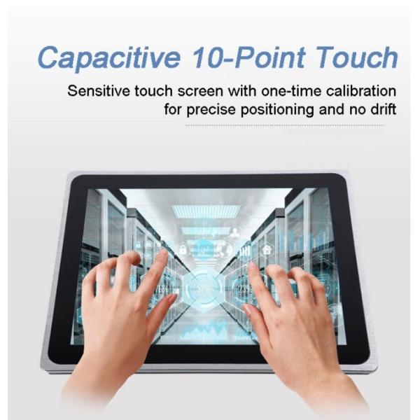 Touch Screen All in One Pc 15 Inch Ips Capacitive Professional Embedded Industrial Control Display