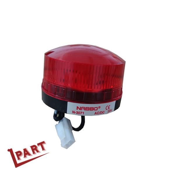 Red Strobe LED Forklift Lights DC AC 24V For Warning