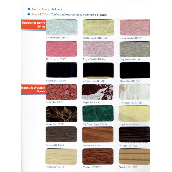 Brush Surface Mineral Aluminum Composite Panel 8mm Anodized
