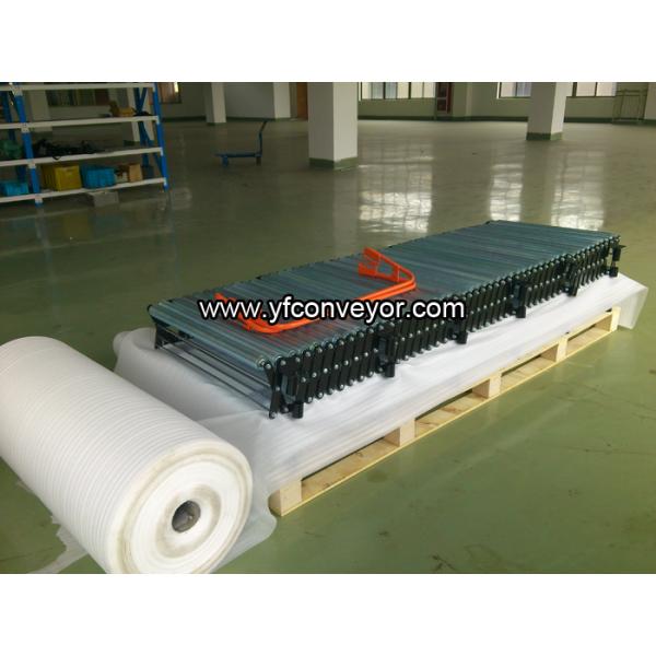 Flexible Gravity Steel Twin Roller Conveyor for loading unloading containers