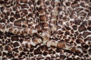 Quality 530gsm Leopard Print Polyester Fabric For Unique Fashion 100% Polyester Fabric for sale