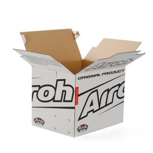 China Custom Folding Corrugated Cardboard Box , Corrugated Cardboard Shipping Boxes on sale