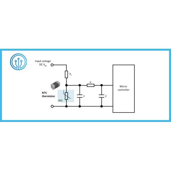 Taped In Reel 0805 100K Power NTC Thermistor 5% 4250 Surface Mount Thermistor