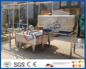 China 1TPH - 10TPH ISO Standard Milk Pasteurizer Machine For Milk Pasteurization Plant on sale