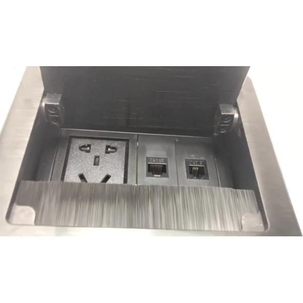 Embedded conference multi-function interface aluminum electric desk socket box