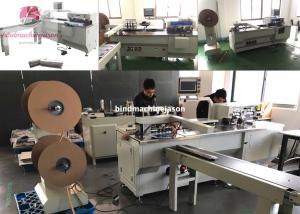 Quality Automatic twin ring binding machine with hole punching function PBW580 for sale