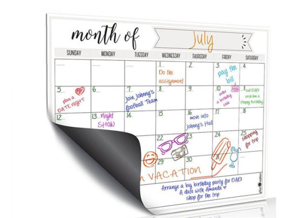 4C Printing Magnetic Dry Erase Board Magnetic Planner, To Do List, Notes, To Buy