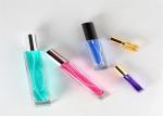Clear Fancy Perfume Bottles , Square Shaped Empty Perfume Spray Bottles