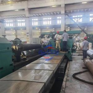China Easy Operation Heavy Duty Roller Processing Big Bore Lathe Horizontal CNC Roll Turning Lathe on sale