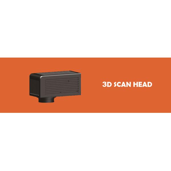 3d Laser Scanning Head Black Metal Material With Wave Length 1064nm