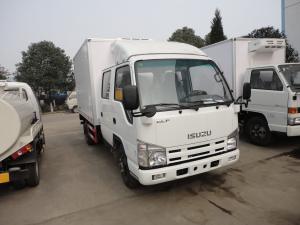 China Factory sale best price ISUZU 4*2 double cabs fresh vegetable and fruits transported vehicle, ISUZU cold room truck on sale