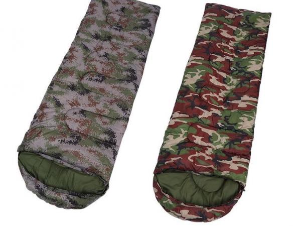 Buy Camouflage Down Sleeping Bag With Pillow , Hiking Outdoor Sleeping Bags  at wholesale prices
