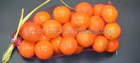 50kg Load Capacity Green HDPE Mesh Bag for Vegetables and Fruits Durable Material