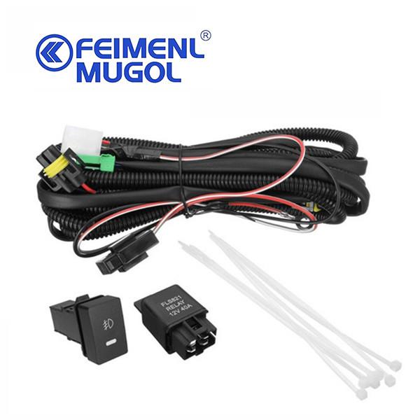 Buy H11 Wiring Harness Sockets Wire LED Indicators Switch fog light wire harness 1x GREAT WALL Hover M4 at wholesale prices