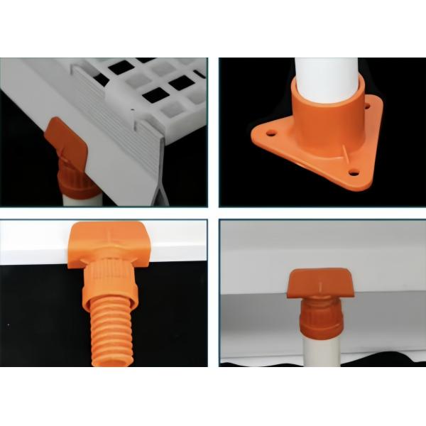 Stackable Chicken House Floor Slats , Plastic Slat Flooring For Poultry