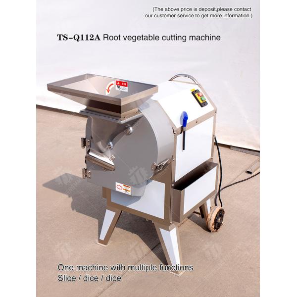 Ginger Pineapple Dual Feeding Inlet Vegetable Processing Machine Connectable SS
