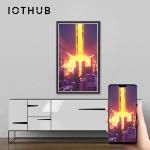 32 Inch NFT Digital Frame Android System Wall Mount Wireless Projection