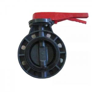 Quality Pneumatic 8 PVC Butterfly Valve Wafer Lug Type For Construction for sale