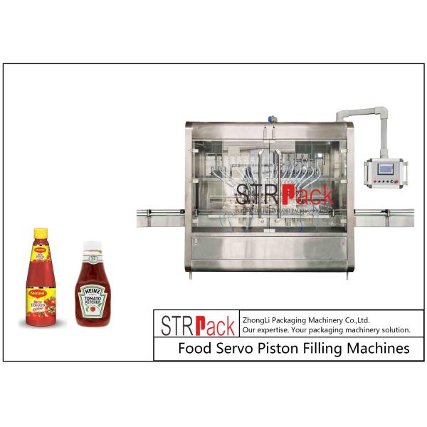 Automatic Tomato Paste Making Machine 30 - 50 Bottles/min Production Line