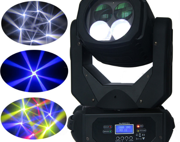 High Bright LED Sharpy Beam Moving Head Light 4x25w , Flower Dmx Disco Effect Light