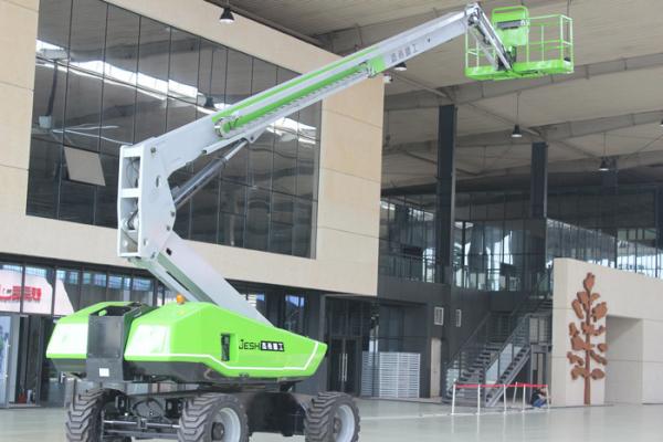 Buy Manlift Telescopic Boom Lift Platform Height 27m For Factory Building at wholesale prices