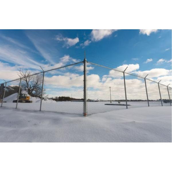 Chain Link Temporary Fencing Systems Easy Installation Yard Fence with Accessories Discounted prices, bulk wholesale available