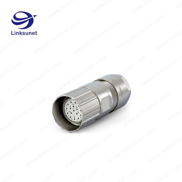 Robot Teaching Device Soldering Wiring Harness Hummel Copper - Zinc Alloy Straight Connector