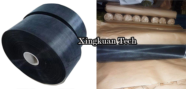 Soft Filter Element Folded Inner Mesh,18, 20, 24 Mesh Black Steel Mesh