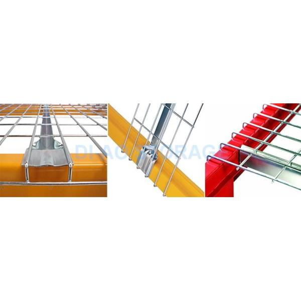 Flared Welded Galvanized Steel Metal Storage Steel Wire Mesh Decking Panels Pallet Racking