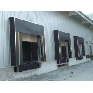 Industrial Warehouse Container Loading Dock Seals And Shelters With Yellow