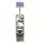 Workstation iPad Kiosk Stand Bracket Locking Clamshell with Billboard
