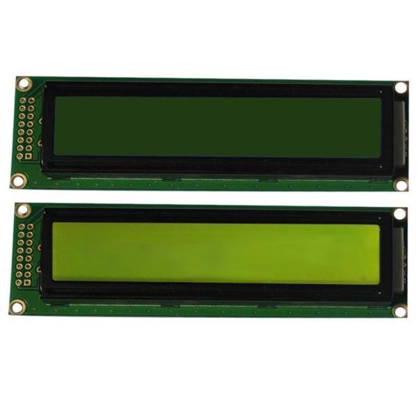 STN Mono 24x2 LCD Display Blue Yellow Black Backlight 6h View Angle
