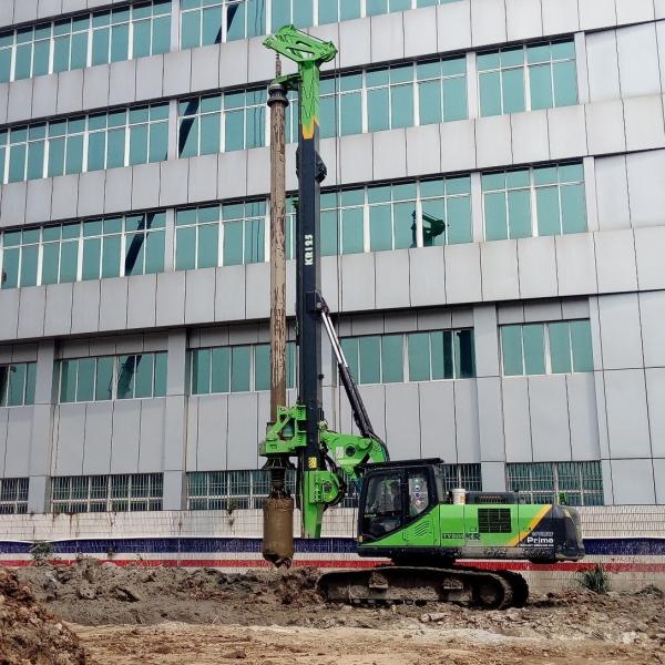 KR125 Excavator Mounted Drilling Rig / Hydraulic Drilling Machine With Low Noise
