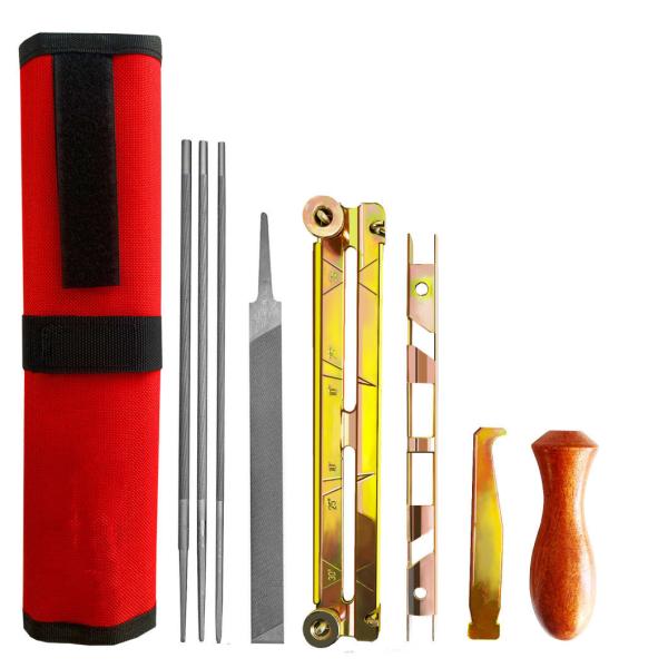 8PCS 10PCS Garden Tools 5/32&quot; 3/16&quot; 7/32&quot; Chain Saw File Round File Sharpening Kit for Saw Chain