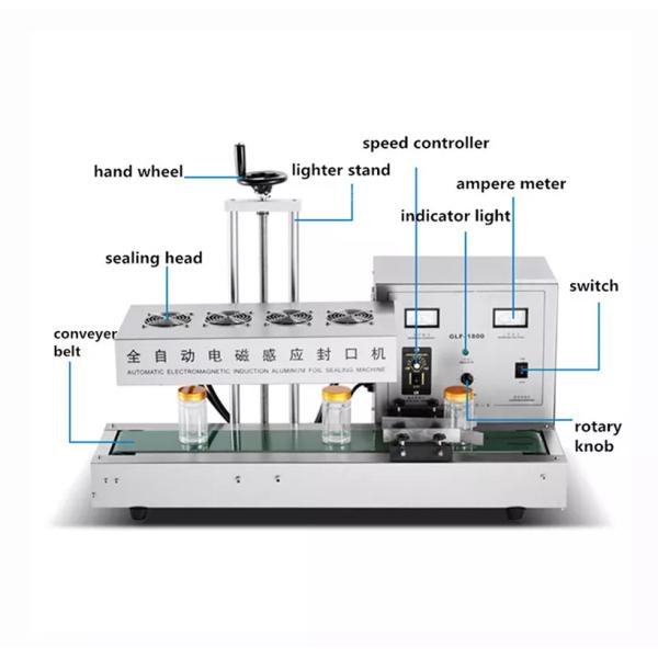 Desktop Continuous Electromagnetic Induction Sealer Aluminum Foil Sealing Machine