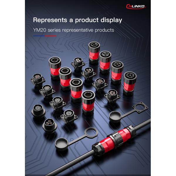 12 Pin Cnlinko Plug and Socket 12 Pin Wiring Harness Multi Wire Connector Pins Cable Socket Connector