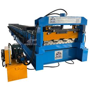 China 1000mm decking floor roll forming machine for Ecuador Floor deck roll forming machine | metal deck roll forming machine on sale