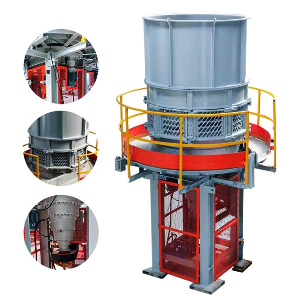 2400 X 2000 X 1500mm Circular Screen Feeder 10 - 35m3/M Clay Brick And Block Making Machine