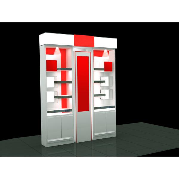 30kg Per Layer Cosmetic Display Units Cosmetic Display Cabinet With ISO9001 / SGS Certificate
