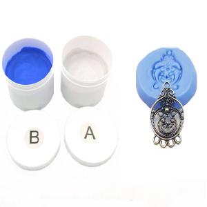 1 To 1 Easy to Use Fast Curing 35A Addition Cure Silicone Putty For Resin Crafts Mold Making