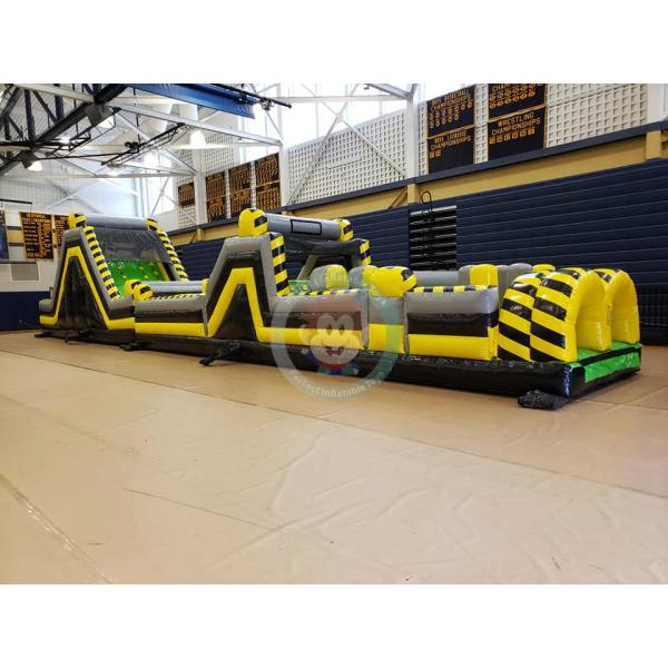 Guangzhou manufacturer inflatable slide inflatable obstacle course for kids