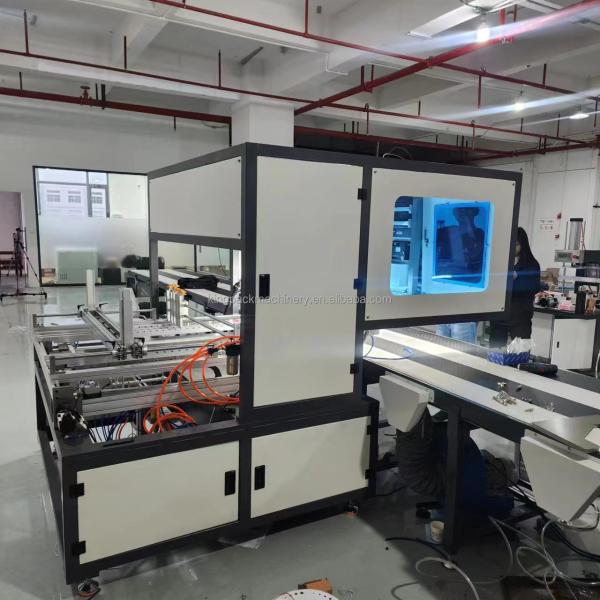 Automatic Rigid Box Making Machine Vision Positioning for Rigid Box and Hardcover Hardbox Dual Heads Positioning Machine