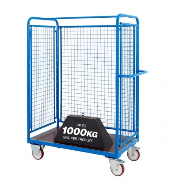 Hand Trolley Heavy Duty Logistic Warehouse Roll Container with 4 Wheels