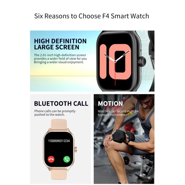 High Quality F4 Bluetooth Call Smart Watch