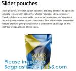 Stand Up Pouch With Resealable Zip lockk And Clear Window, Multi-purpose, small