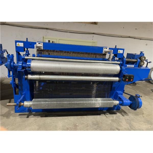 5.5kw Galvanized Wire Mesh Roll Welding Machine Electric Motor PLC Controlled