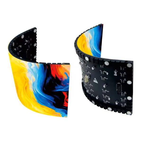 Buy Programmable Cylinder Flexible LED Display Screen P1.25 SMD1010 at wholesale prices