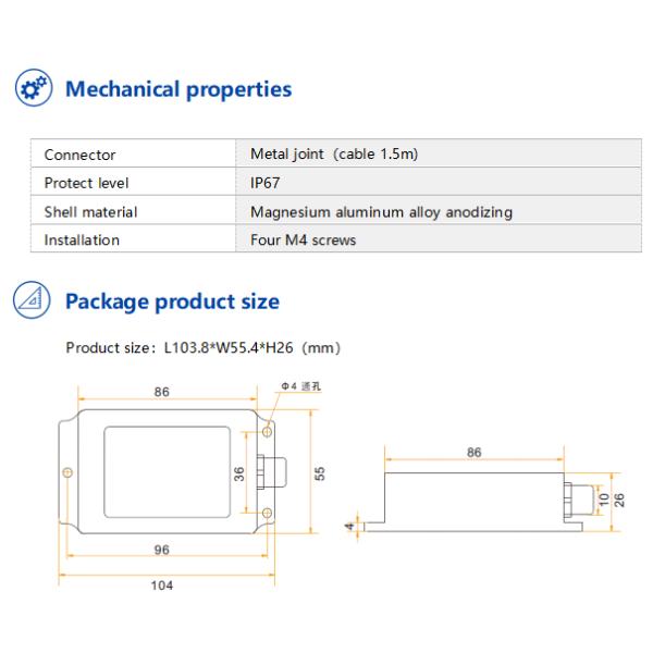 DIS334 Single Axis Voltage Output Tilt Switch Relay Switch